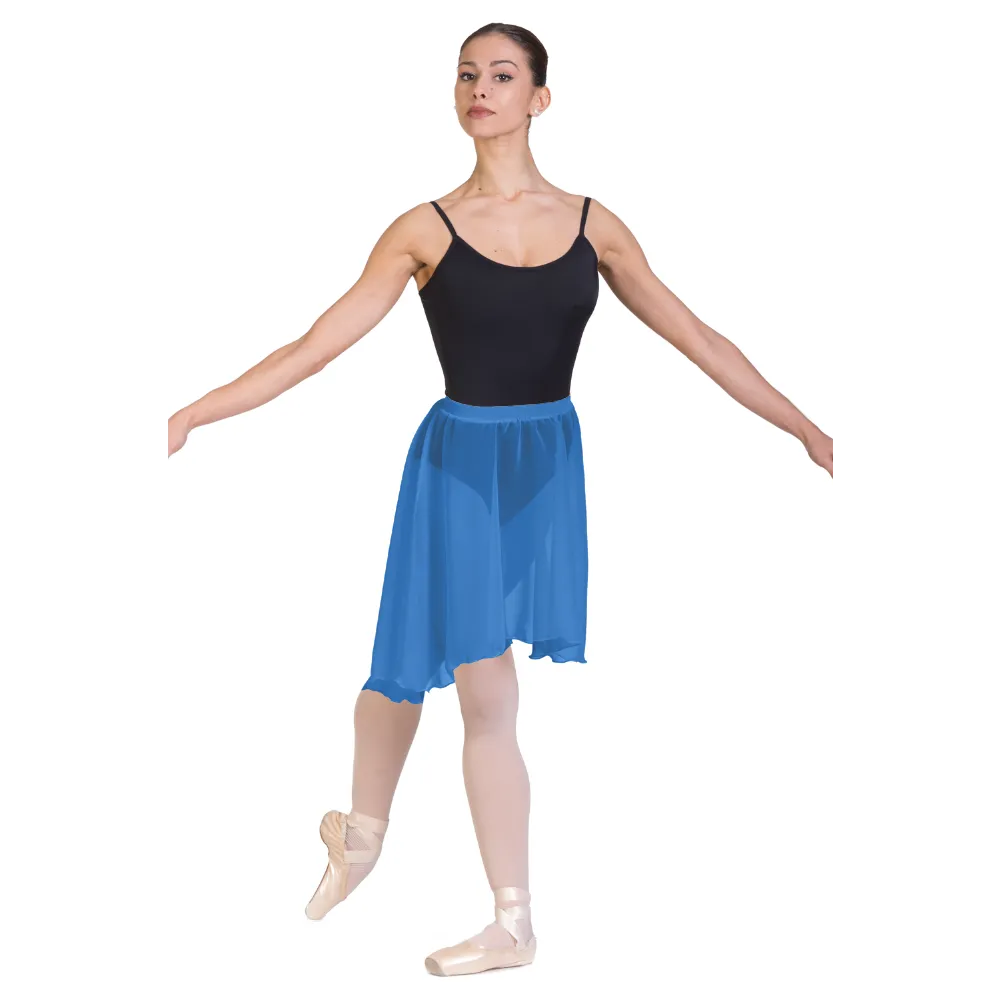 Gonnellino danza a ruota asimmetrico F403