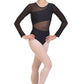 Body danza con trasparenze MARCY B7020-STUDIODANZA